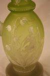 Victorian Green Mary Gregory Jug