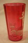 Victorian Ruby Mary Gregory Tumbler