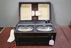 Vintage 192030 Duel AmpsVolts Meter in Original Case