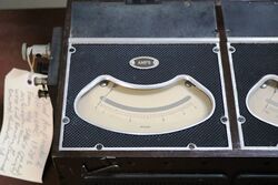 Vintage 192030 Duel AmpsVolts Meter in Original Case