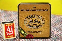 Vintage 20 Wilde Cigarrillos Tin