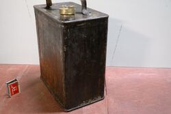 Vintage 2 Gallon Running Board Can Clean Skin
