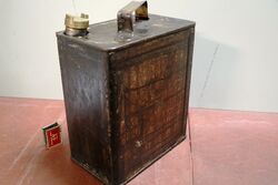 Vintage 2 Gallon Running Board Can Clean Skin