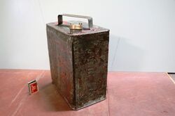Vintage 2 Gallon Running Board Can ShellMex BP