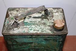 Vintage 2 Gallon Running Board Can for Early Esso