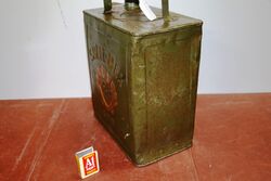 Vintage 2 Gallon Running Board Can for Early ShellMex BP