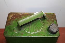 Vintage 2 Gallon Running Board Can for Early Shell Aviation 