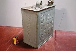 Vintage 2 Gallon Running Board Can for Early Shell Motor Spirit