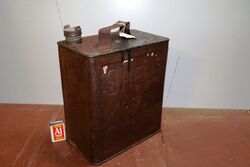 Vintage 2 Gallon Running Board Can for Early Shell Motor Spirit