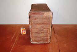 Vintage 2 Gallon Running Board Can for Early Shell Motor Spirit