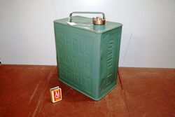 Vintage 2 Gallon Running Board Can for Early Shell Motor Spirit
