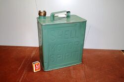 Vintage 2 Gallon Running Board Can for Early Shell Motor Spirit