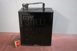 Vintage 2 Gallon Running Board Can for Early Shell Motor Spirit 