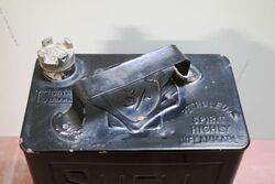 Vintage 2 Gallon Running Board Can for Early Shell Motor Spirit 