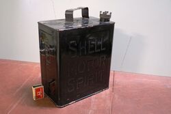 Vintage 2 Gallon Running Board Can for Early Shell Motor Spirit 