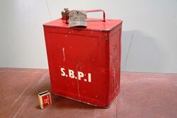 Vintage 2 Gallon Running Board Can for ShellMex and BP Ltd 