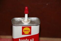 Vintage 4oz Shell Handy Oil Oiler