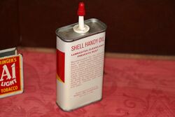Vintage 4oz Shell Handy Oil Oiler