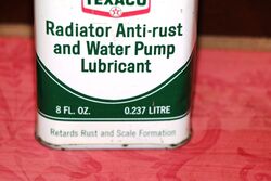 Vintage 8oz Texaco Radiator Anti Rust Tin
