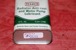 Vintage 8oz Texaco Radiator Anti Rust Tin