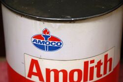 Vintage AMOCO Amolith MP 25kg Grease Tin