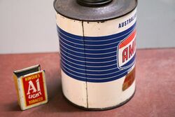 Vintage AMPOL Multi Grade  1040 MS 1 quart Oil Can