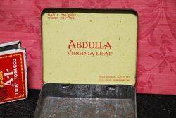 Vintage Abdulla Virginia Leaf Cigarette Tin