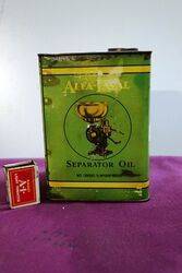 Vintage AlfaLaval Separator Oil Tin