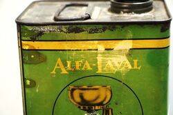 Vintage AlfaLaval Separator Oil Tin