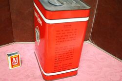 Vintage AlfaLaval Vacuum Pump Oil Pictorial 1gal Tin