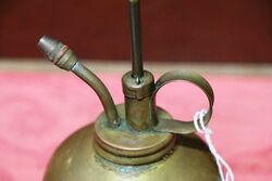 Vintage All Brass Button Pump OilerSprayer