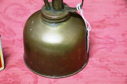Vintage All Brass Button Pump OilerSprayer