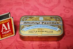 Vintage Allenburyand39s Pastilles 2oz Tin