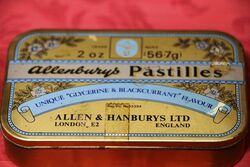 Vintage Allenburyand39s Pastilles 2oz Tin