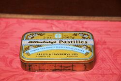 Vintage Allenburys Pastilles 2oz Tin