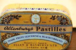 Vintage Allenburys Pastilles Tin 