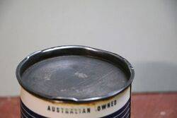 Vintage Ampol 1lb Grease Tin