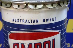 Vintage Ampol 45lbs Medium Grease Drum