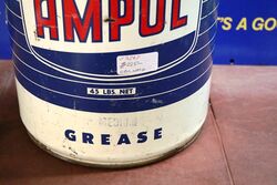 Vintage Ampol 45lbs Medium Grease Drum