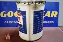 Vintage Ampol 45lbs Medium Grease Drum