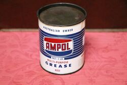 Vintage Ampol MultiPurpose Red Grease 1lb Tin
