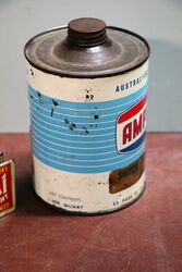 Vintage Ampol Shock Absorber Oil 1 Quart Can