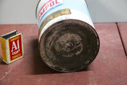 Vintage Ampol Shock Absorber Oil 1 Quart Can