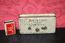 Vintage Ariston Virginia Cigarettes Tin.