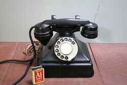 Vintage Art Deco Pyramid Bakelite GPO Telephone 