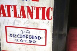 Vintage Atlantic A COG Esso ZP Compound SAE 90 Tin