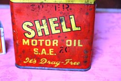 Vintage Aust Shell Motor Oil SAE 20 1qrt Tin