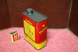 Vintage Aust Shelltox Pictorial 32 oz Tin