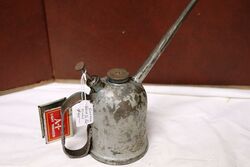 Vintage Aust  Rega 12 pint Button Pump Oiler