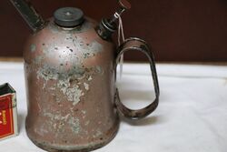 Vintage Aust  Rega one pint Button Pump Oiler